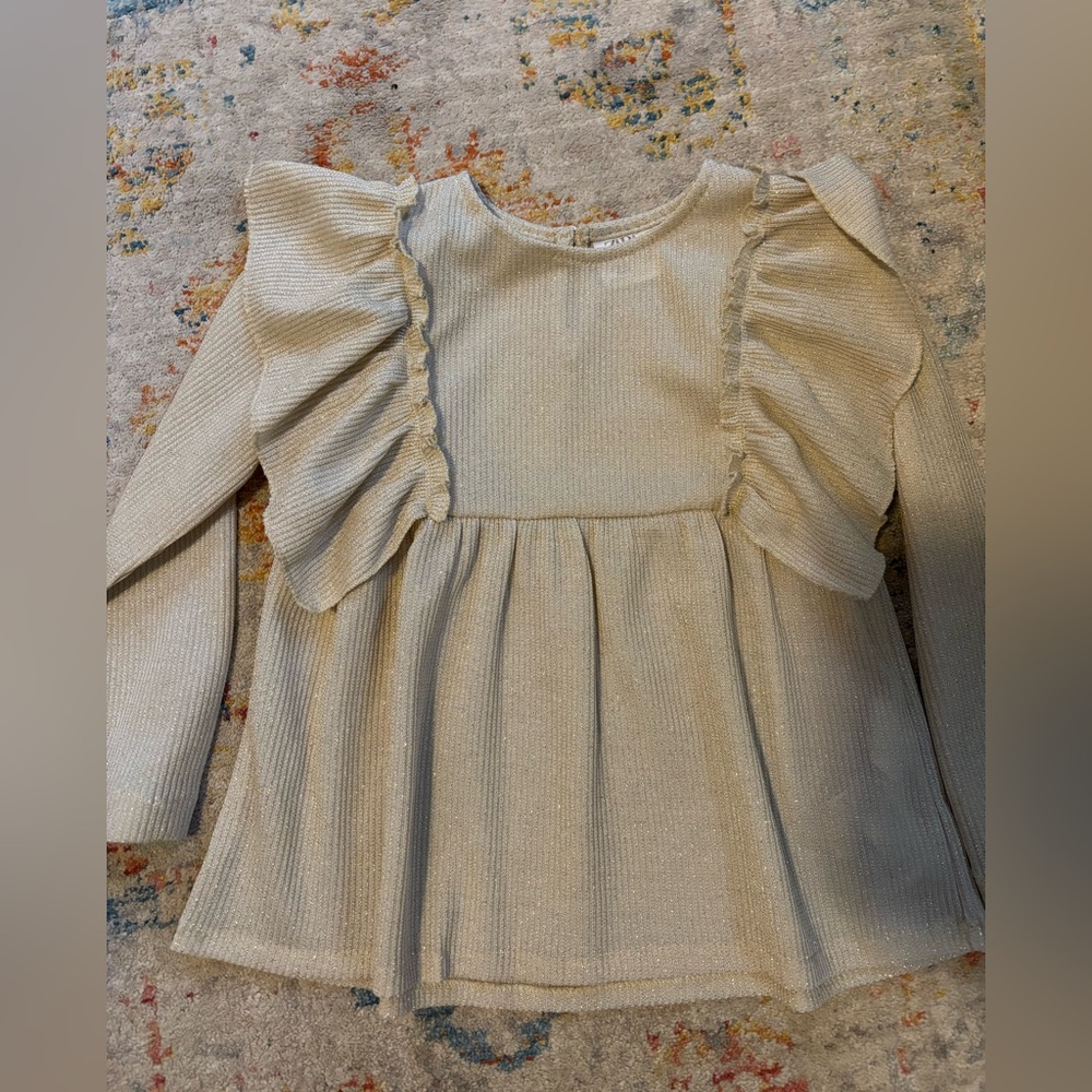 EUC Zara ruffle top